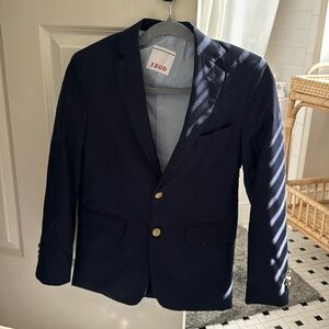 IZOD Blazer Youth Boys 14 Navy‎ Sport Coat Suit Jacket